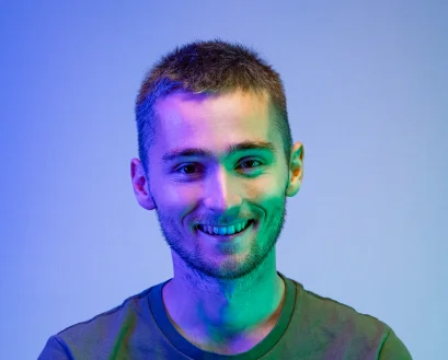 Photo portrait de Gabriel Mercier, développeur full stack à Angers